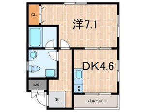 リライアンス明石弐番館の物件間取画像